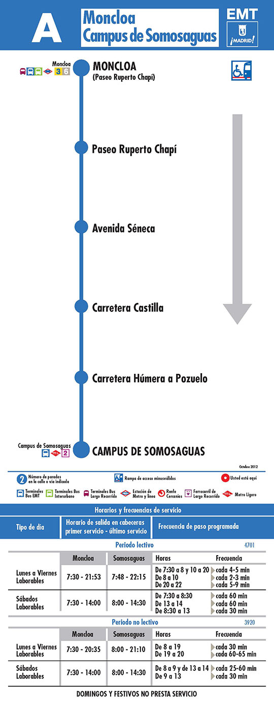 A Moncloa - Campus de Somosaguas